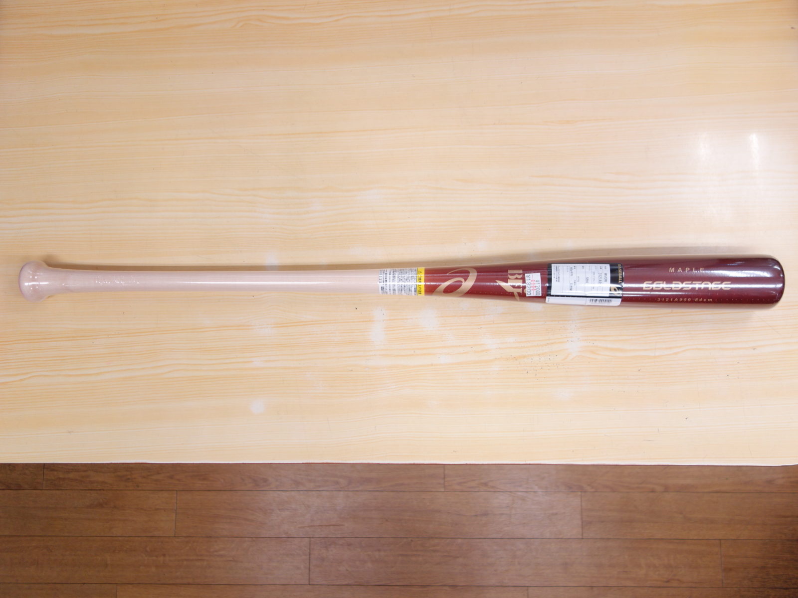 アシックス 硬式用木製バット ゴールドステージ 軽量 メイプル 84cm 3121A959 ｜ BASEBALL PRO SHOP 甲子園